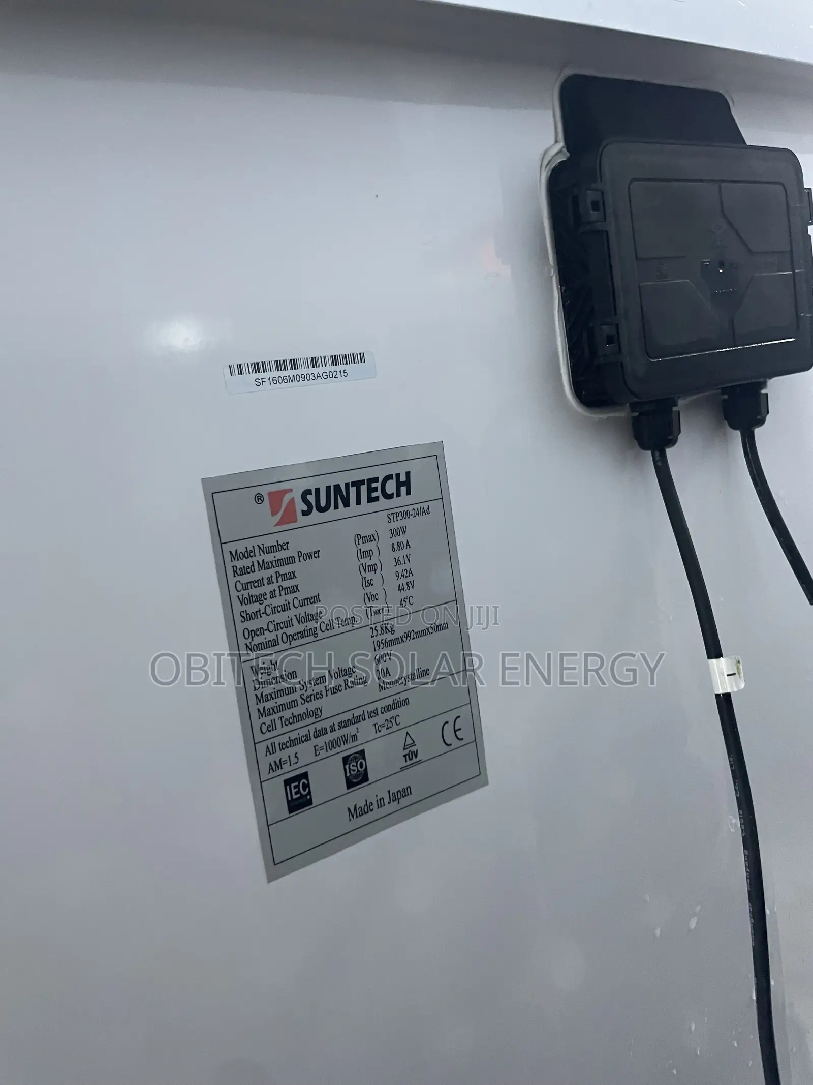 Suntech 300w 28v Solar Panel – Clean and Reliable Power Solution