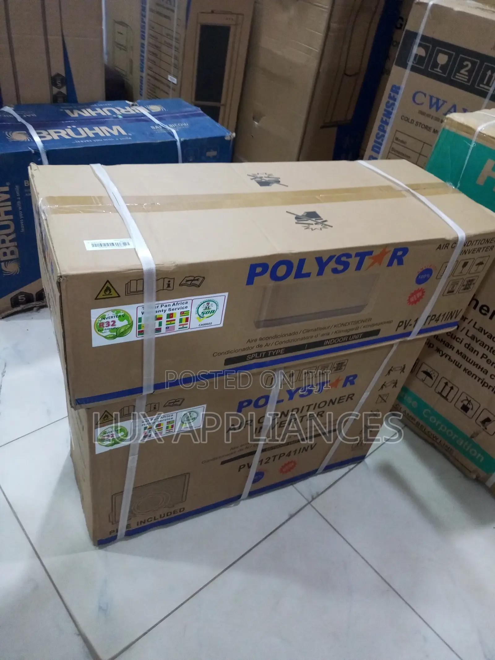 Polystar 1.5hp Inverter Ac With Pure Copper Pipe