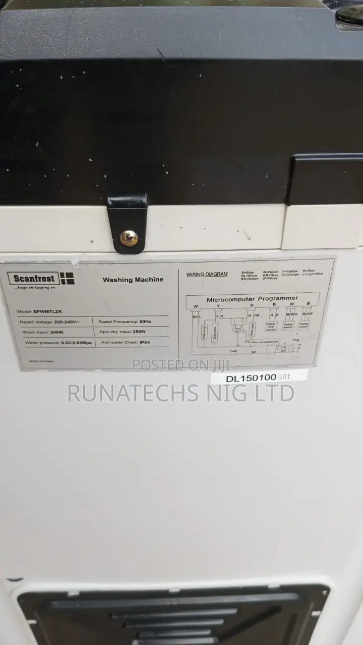 Scanfrost 8kg Automatic Washing Machine and Dryer Heavy Duty Uk Used