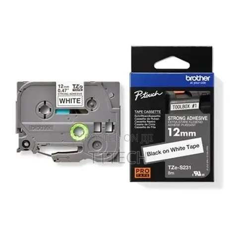 Brother Ub-S231 Compatible Laminated Label Tape