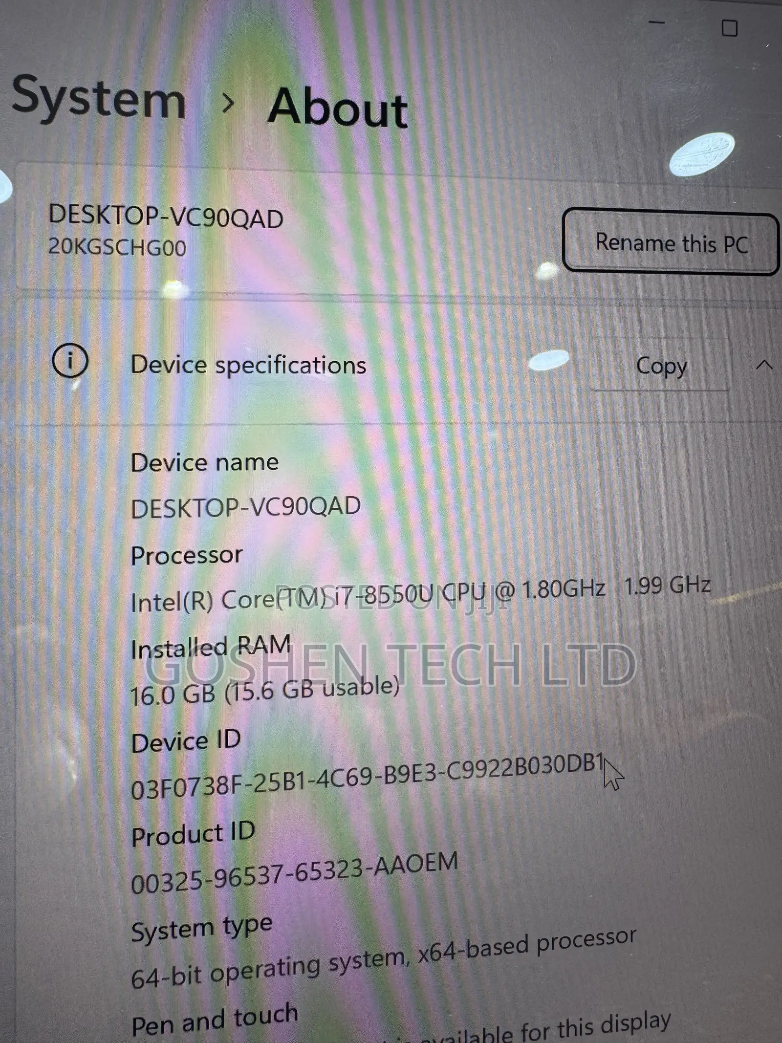 Laptop Lenovo ThinkPad X1 Carbon 16GB Intel Core i7 SSD 256GB