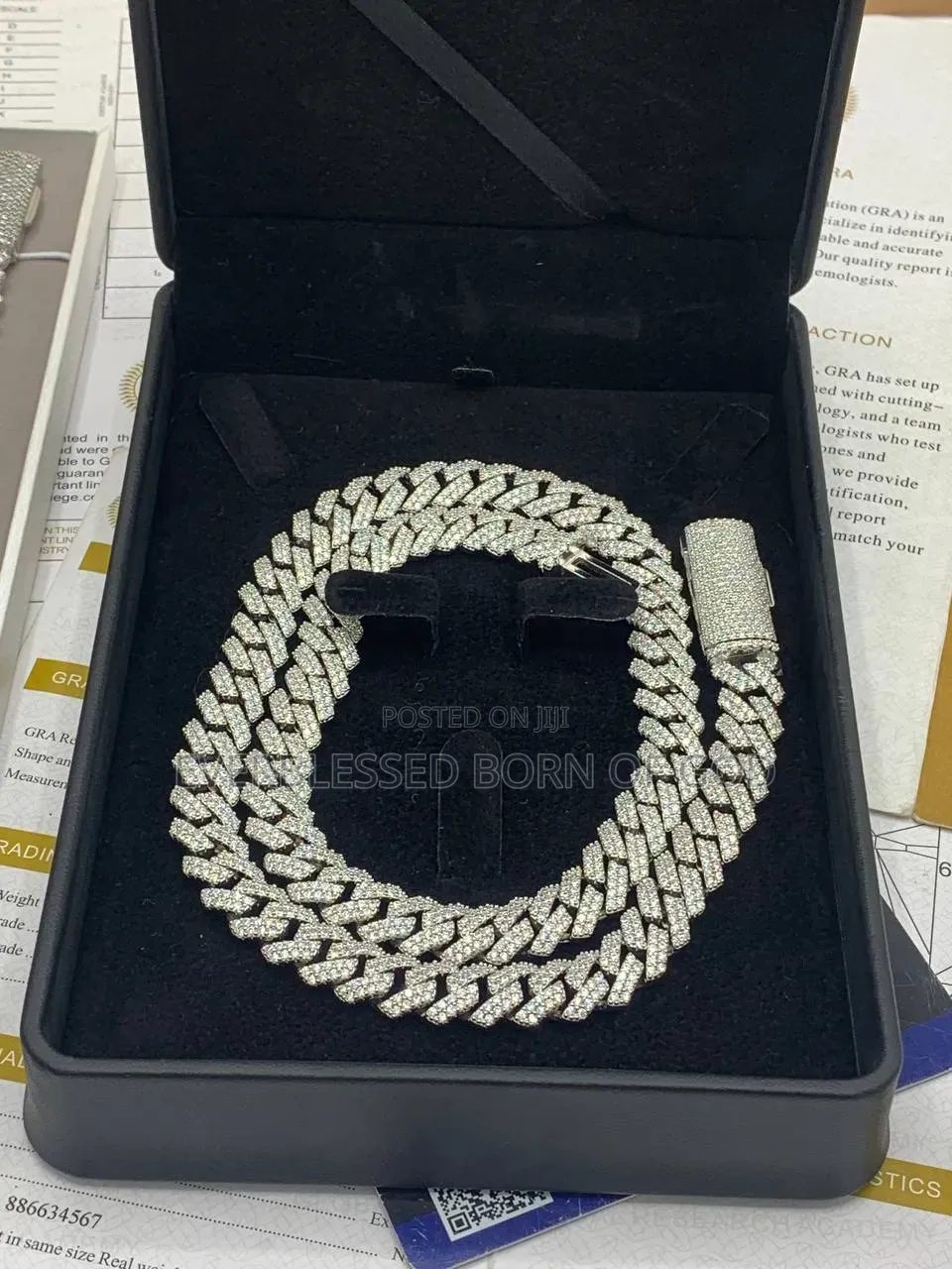 Diamond Big Gorilla Pendant With Crown on Cuban Necklace Bracelet