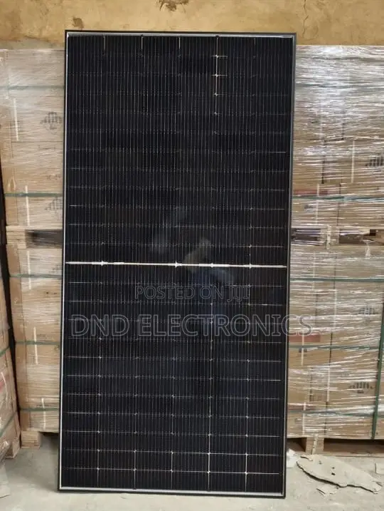 All Black Mono Half-Cut Solar Panel 550w/580w/600w 144 Cells - New