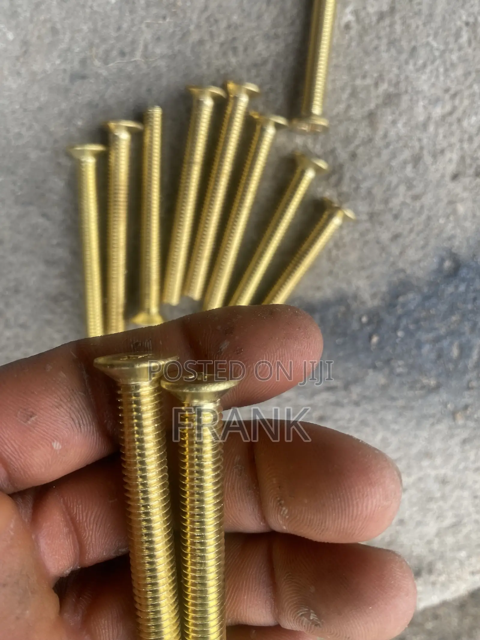 8mmx70 Length Brass Bolt