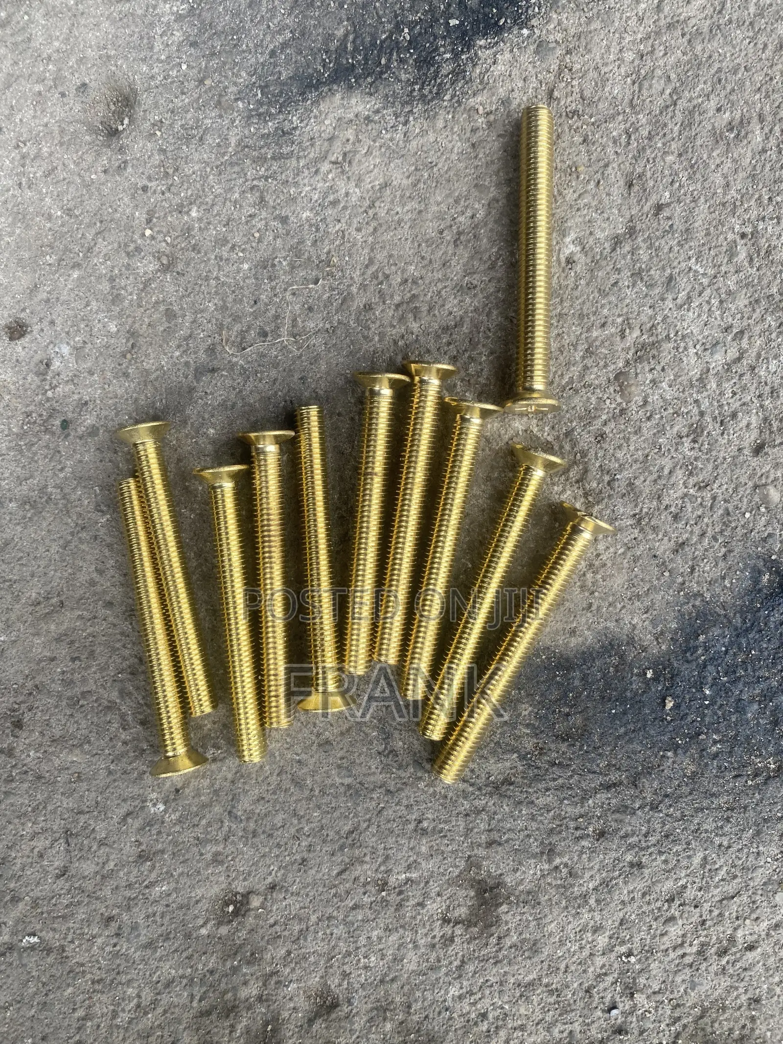 8mmx70 Length Brass Bolt