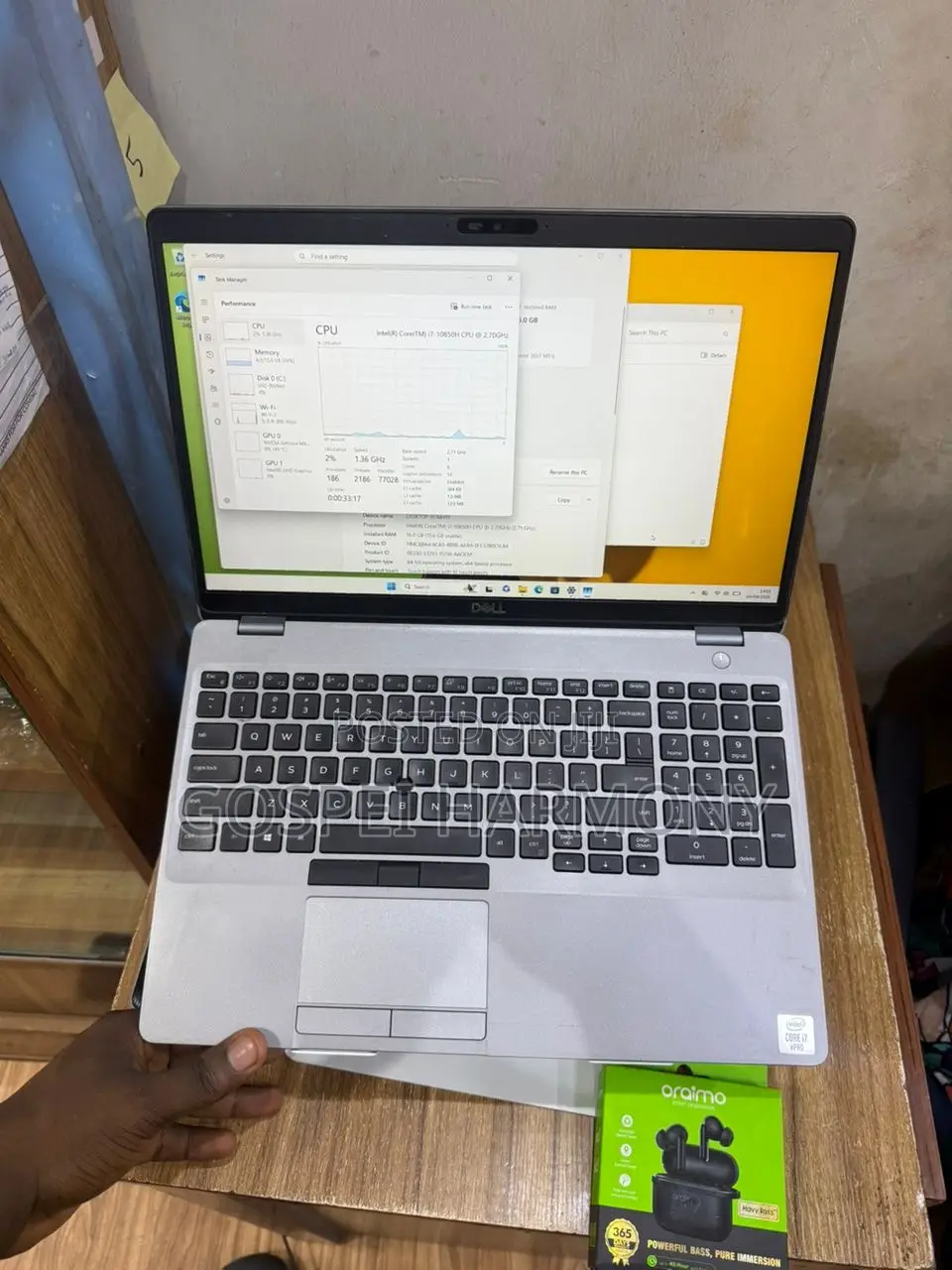 Laptop Dell Latitude 5510 16GB Intel Core i7 SSD 256GB