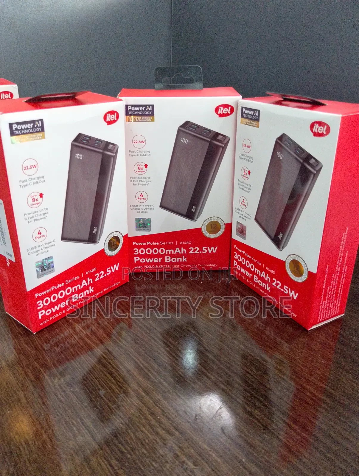 30000mah Itel Powerbank 22.5w