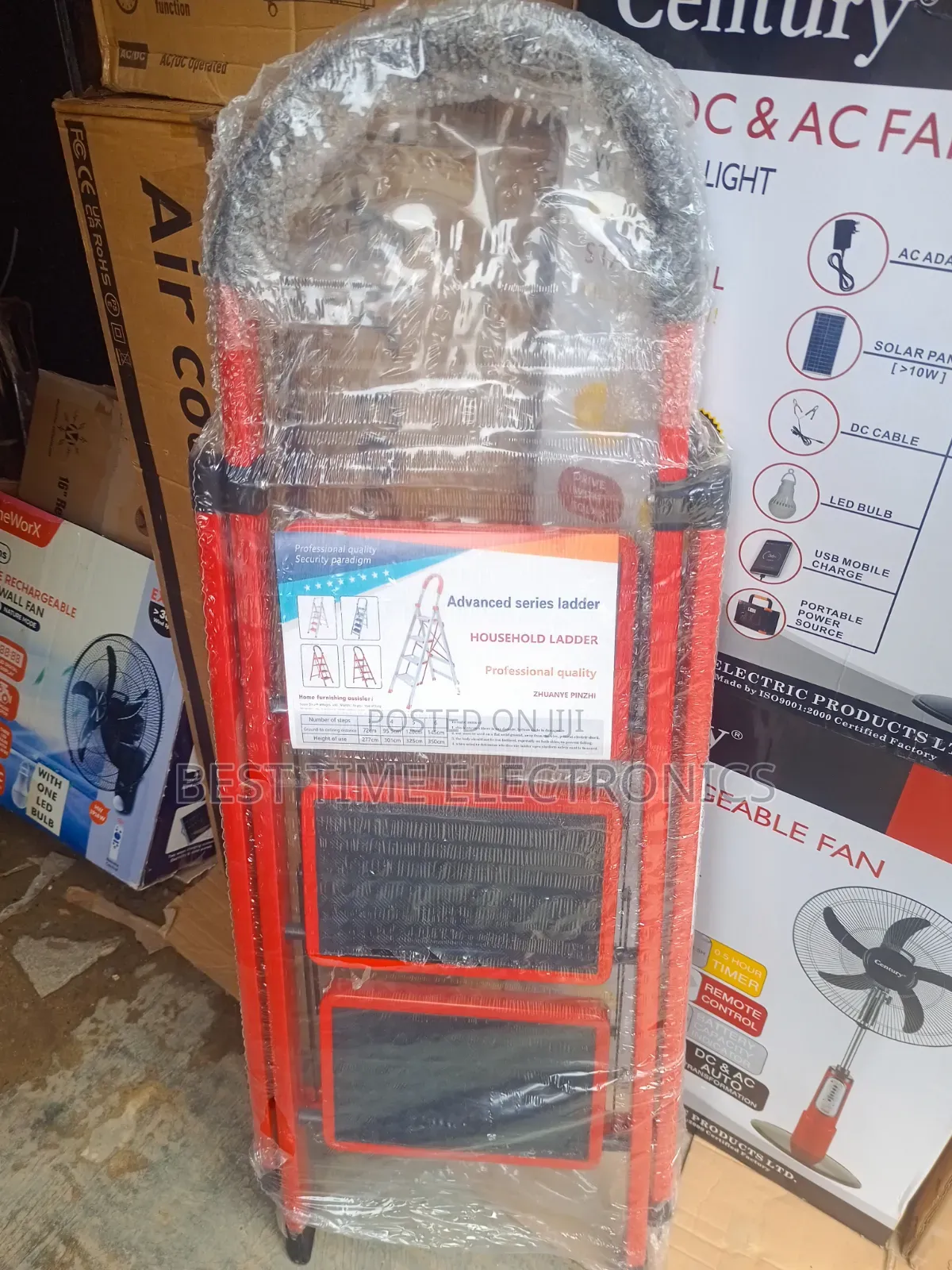 Sturdy 3 Step Household Ladder