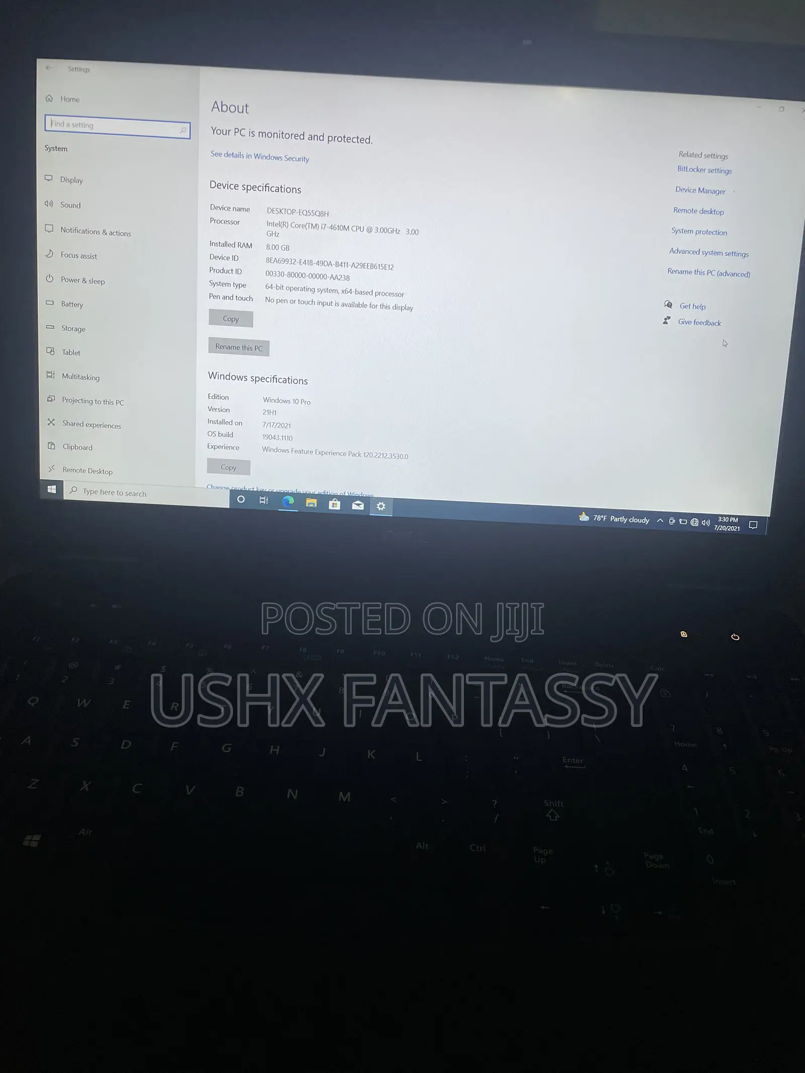 Laptop Dell Latitude E6540 8GB Intel Core i7 HDD+SSD 512GB