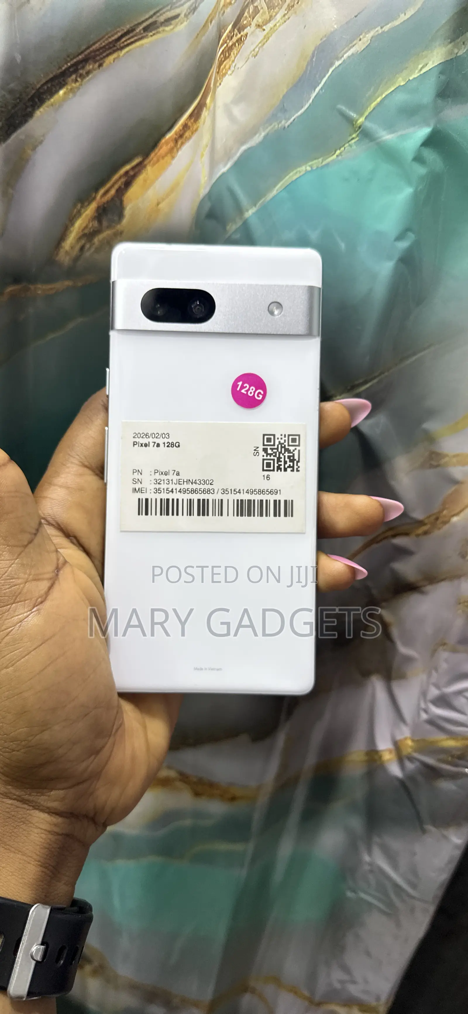 Google Pixel 7a 128 GB White
