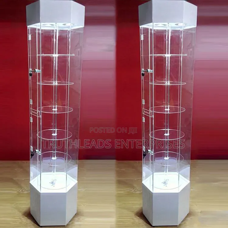 Professional Rotating Showcase Display Shelving