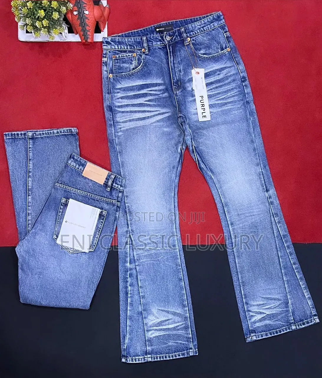 Top Notch Luxury Men's Italian Jeans Best Quality Well Banded