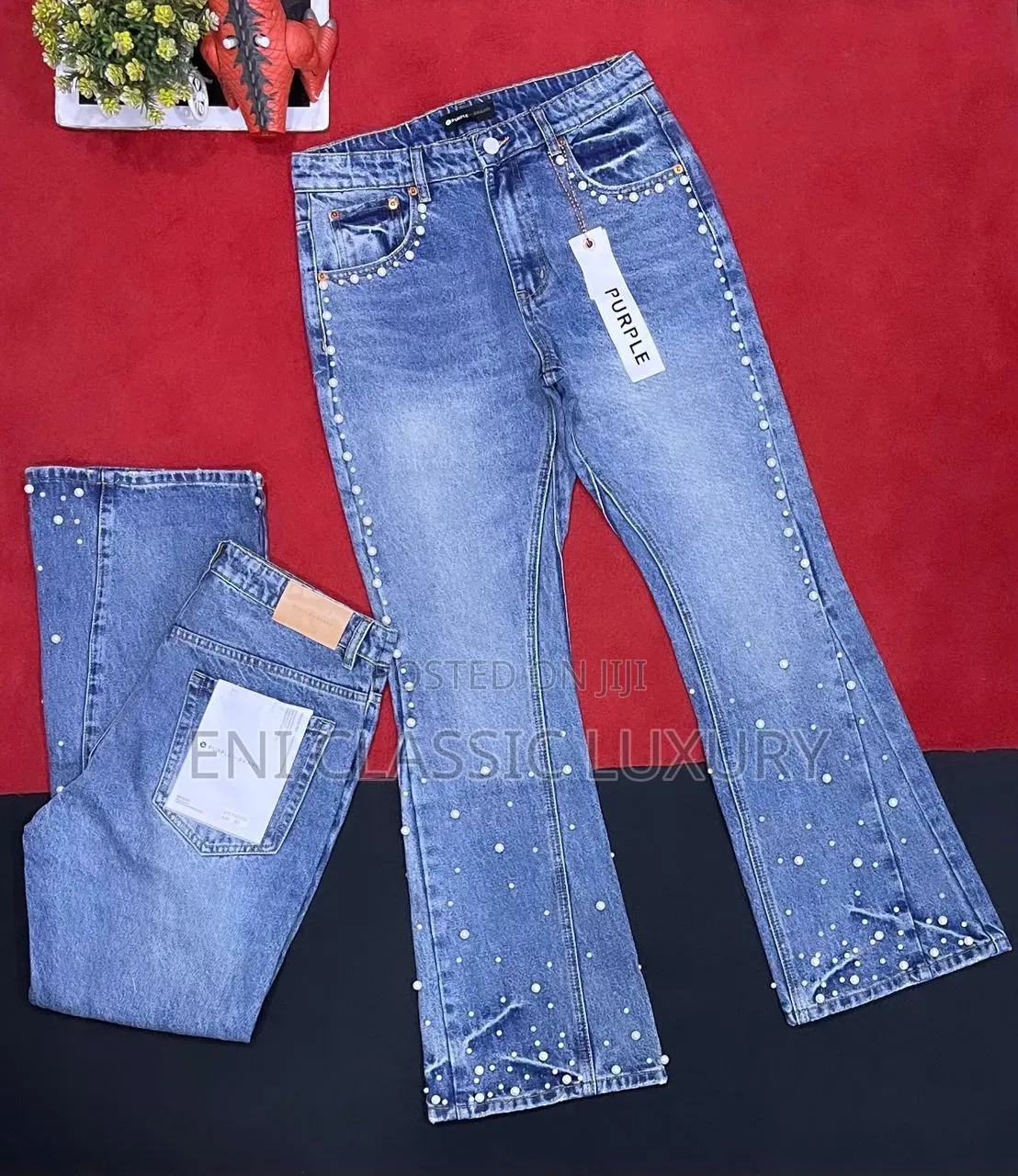 Top Notch Luxury Men's Italian Jeans Best Quality Well Banded