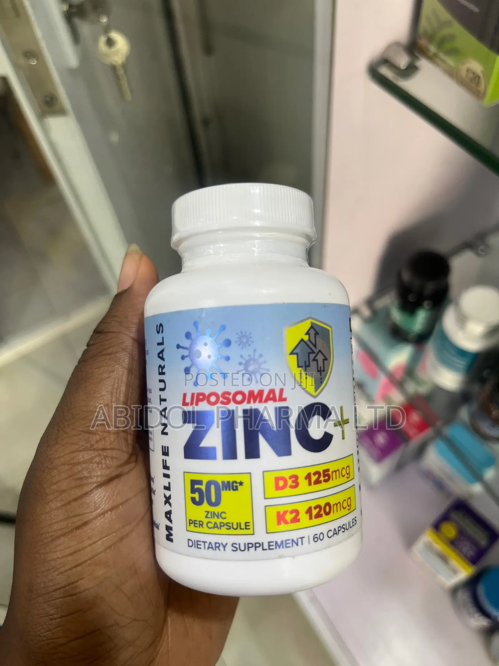 Maxlife Naturals Liposomal Zinc Plus Vitamin D3 