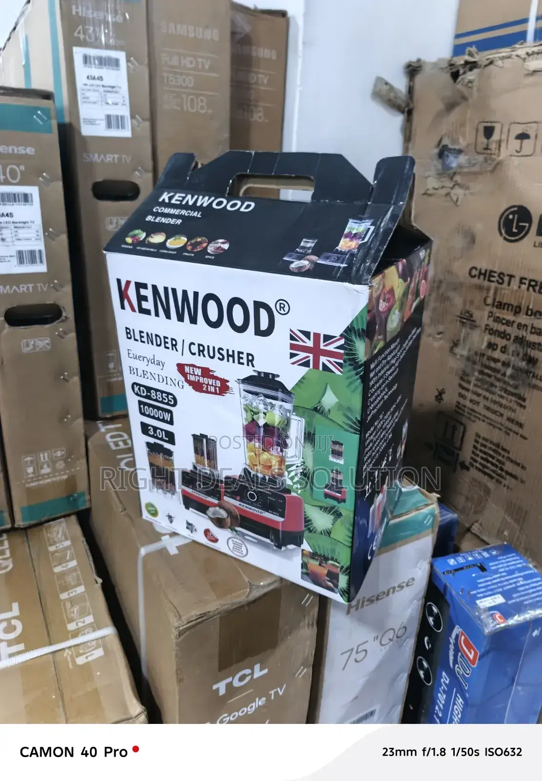 Kenwood Powerful Blender for Dry and Wet Ingredients