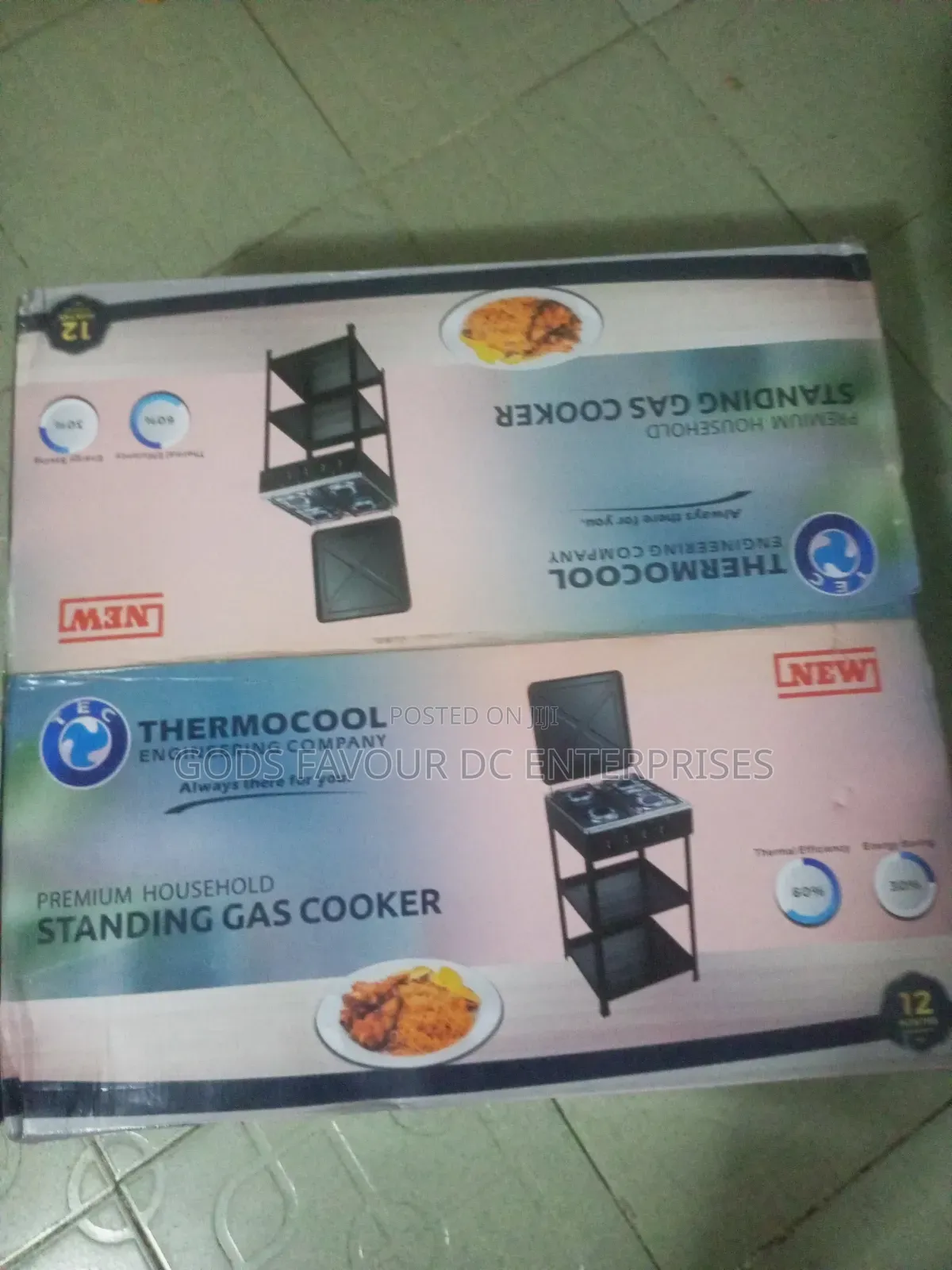 Thermocool Standing 4 Burner Gas Cooker