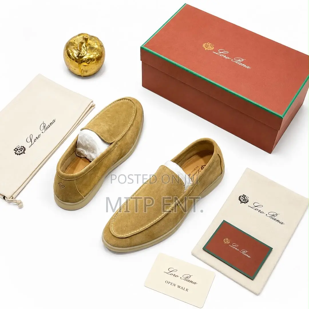 High Quality Loro Piana Italian Suede Loafers