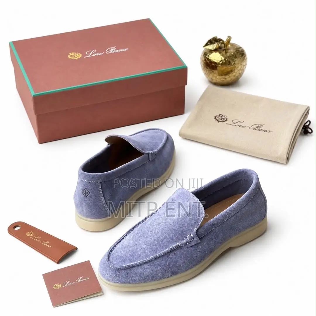 High Quality Loro Piana Italian Suede Loafers