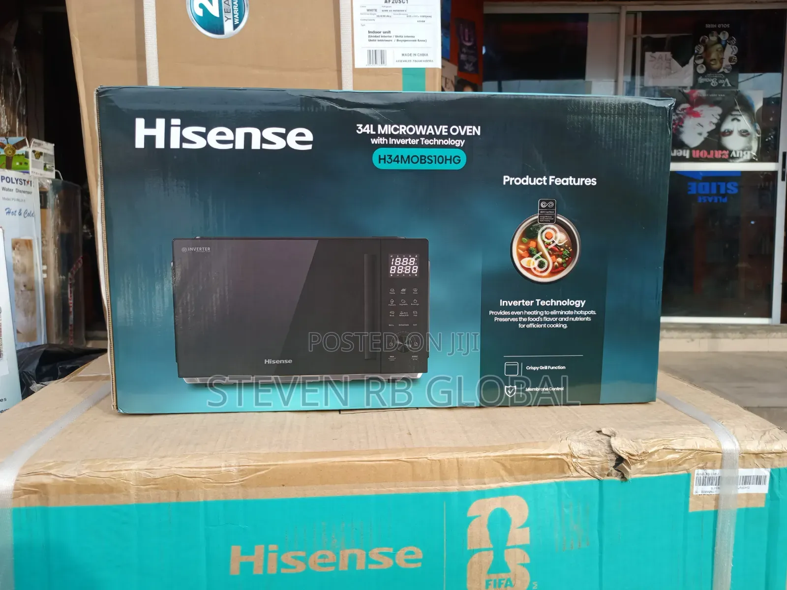 Hisense 34l Inverter Microwave Oven | H34mobs10hg