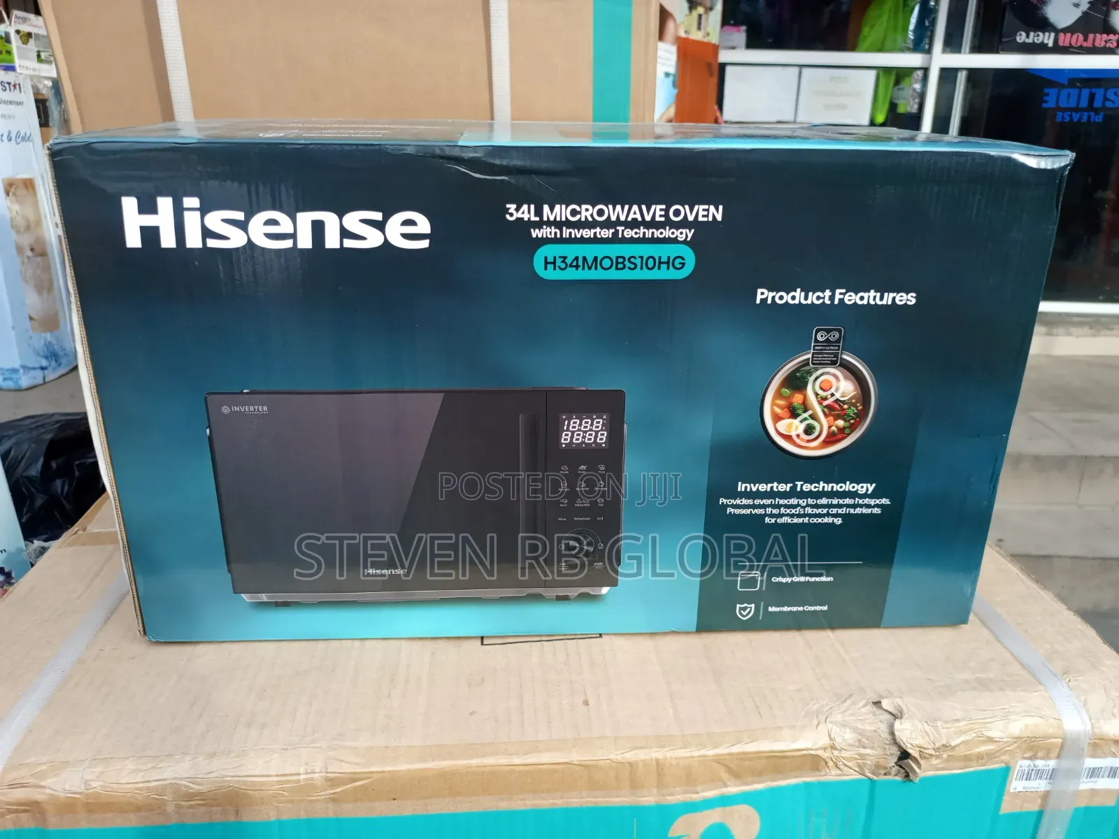 Hisense 34l Inverter Microwave Oven | H34mobs10hg