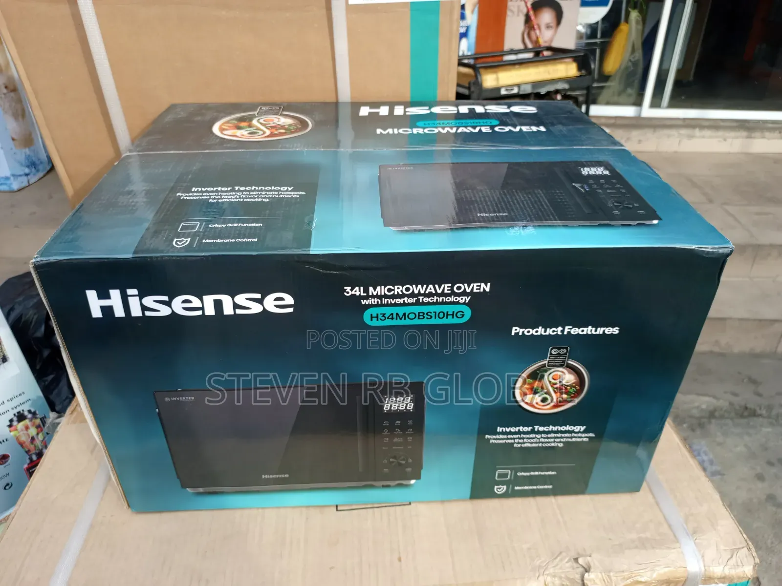Hisense 34l Inverter Microwave Oven | H34mobs10hg