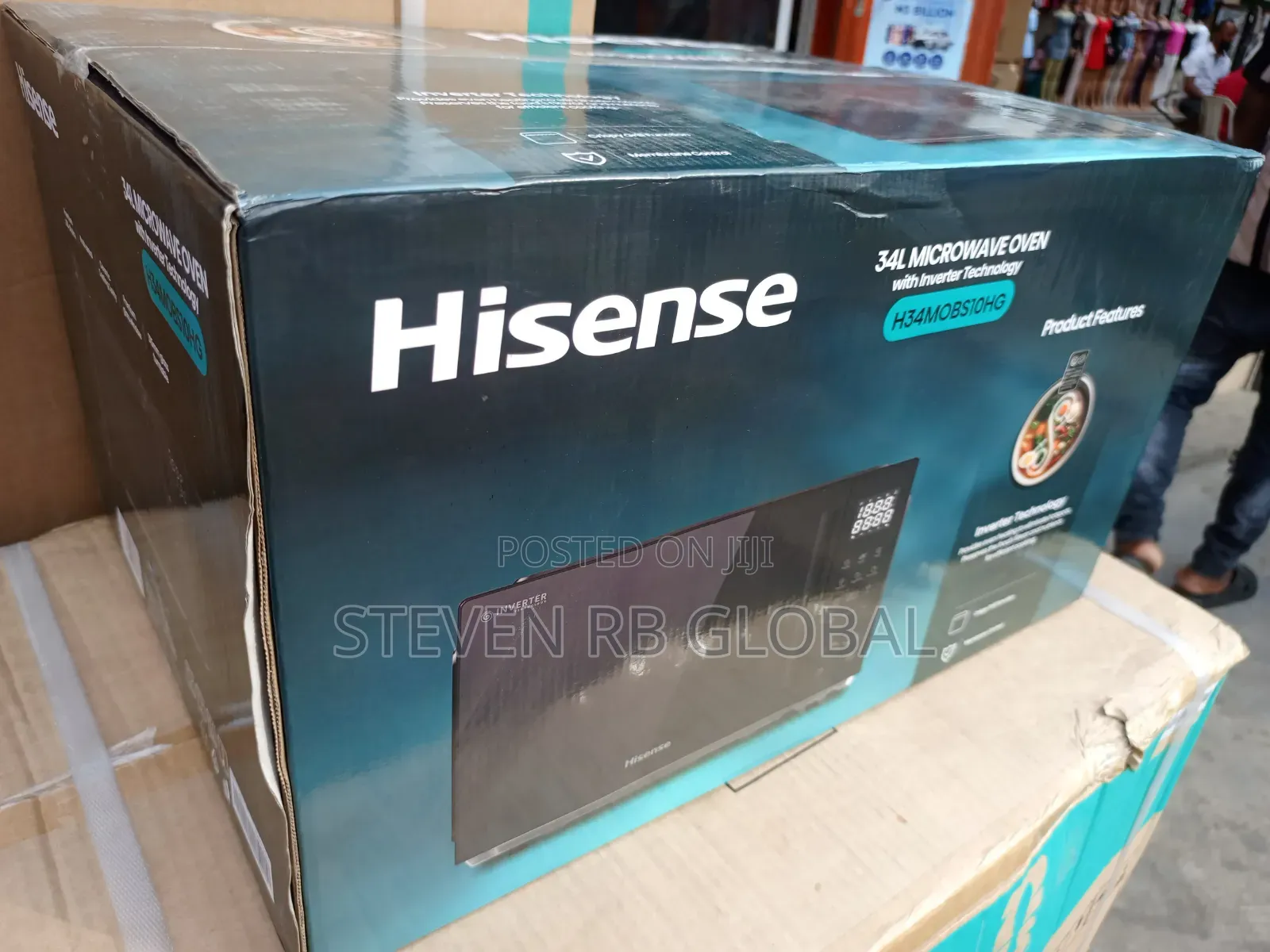 Hisense 34l Inverter Microwave Oven | H34mobs10hg