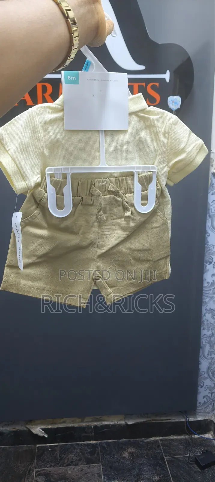 Cute Koala 3-Piece Polo Shirt, Shorts, Bucket Hat Set