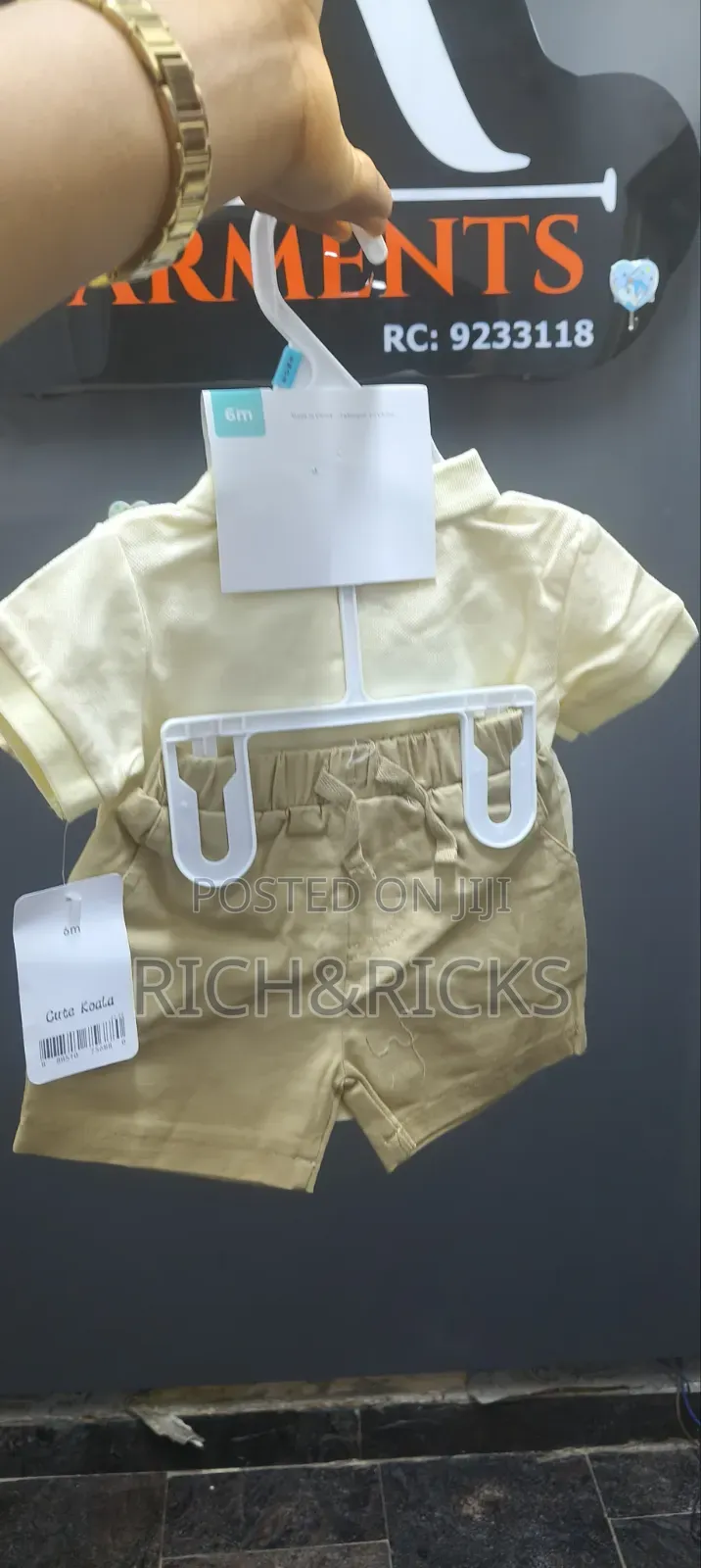Cute Koala 3-Piece Polo Shirt, Shorts, Bucket Hat Set