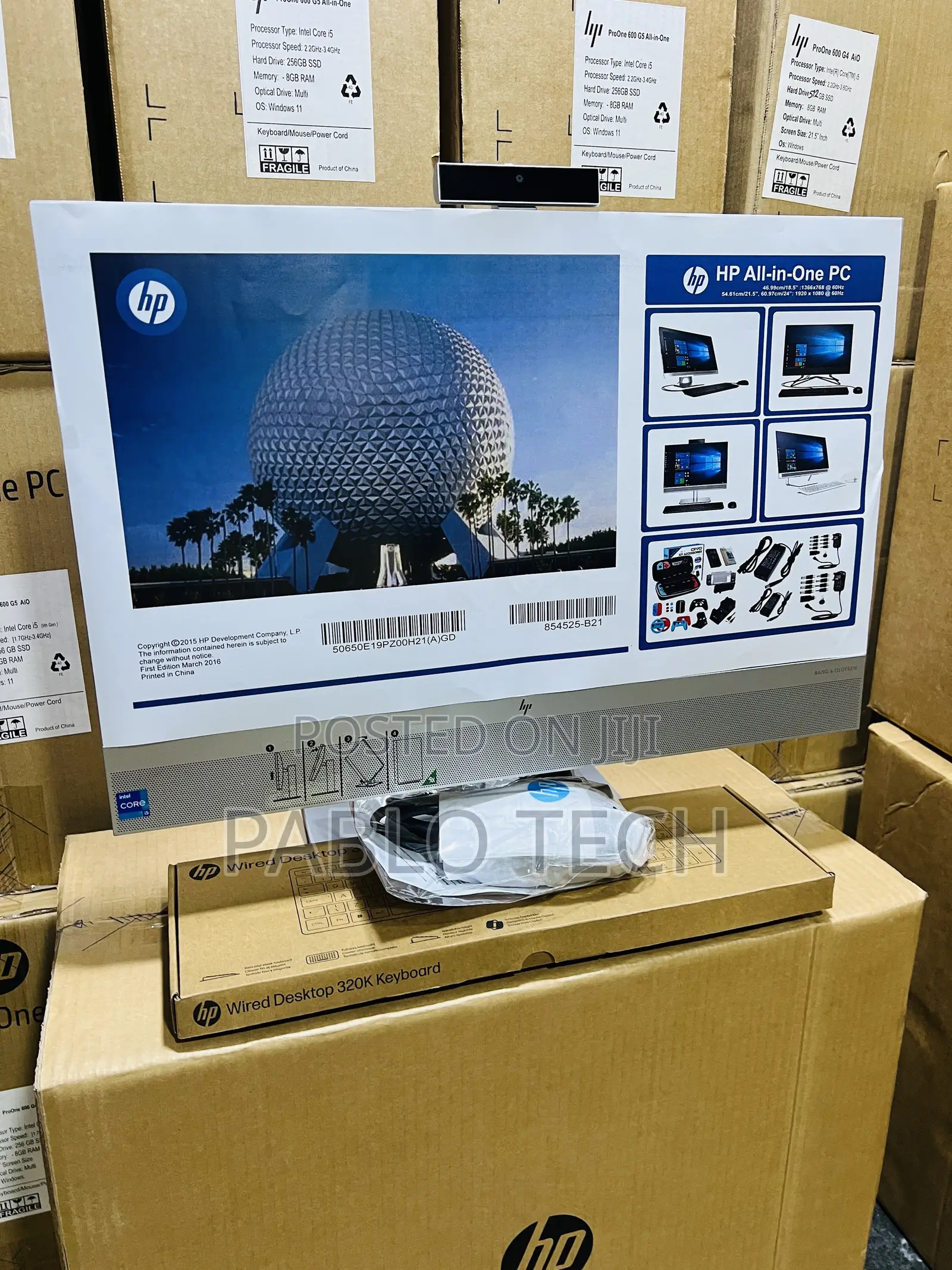 New Desktop Computer HP EliteOne 840 G9 16GB Intel Core i5 SSD 512GB