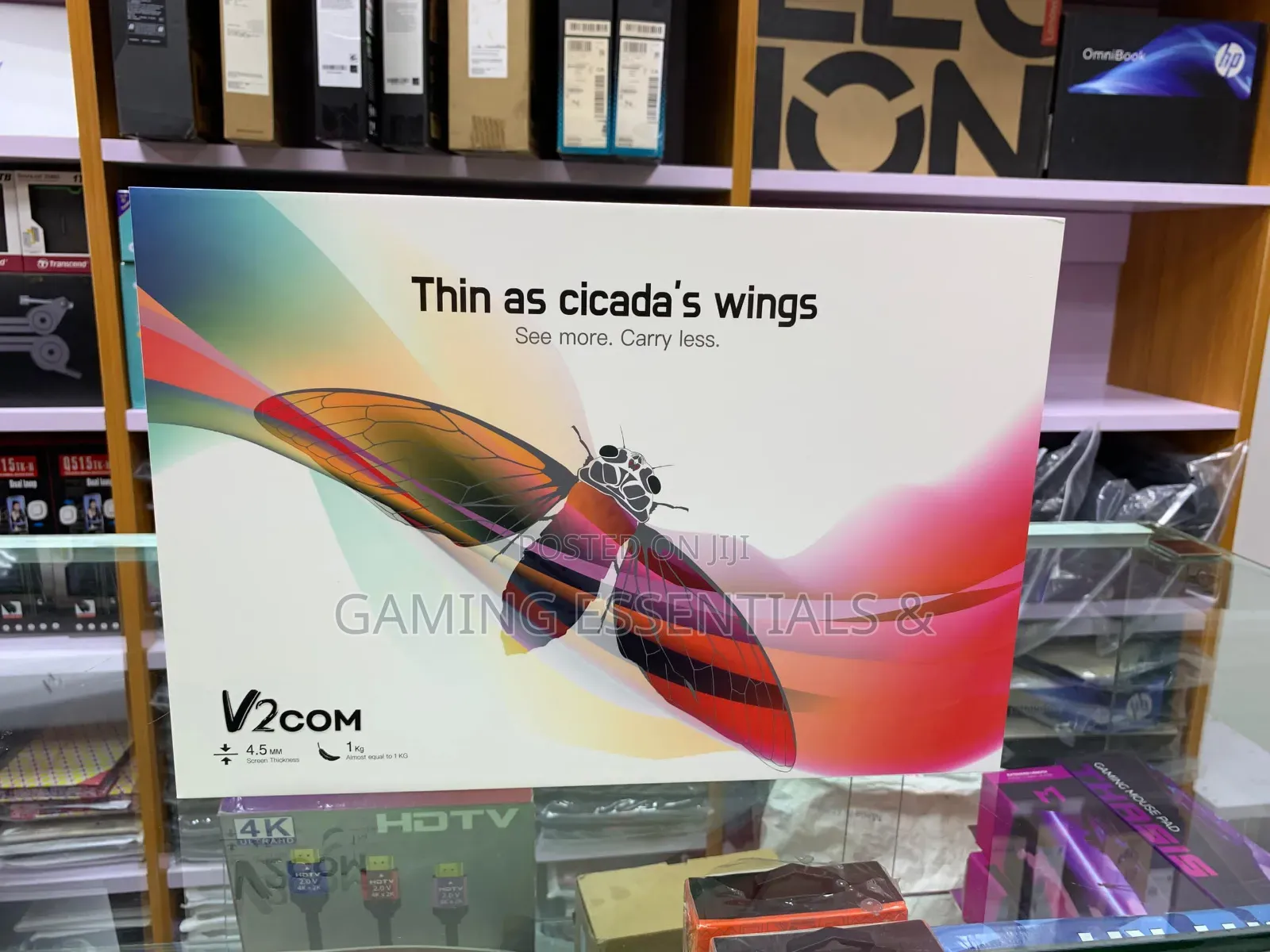 V2com S8 Pro 14 inches FHD Ips Triple Laptop Screen Extender