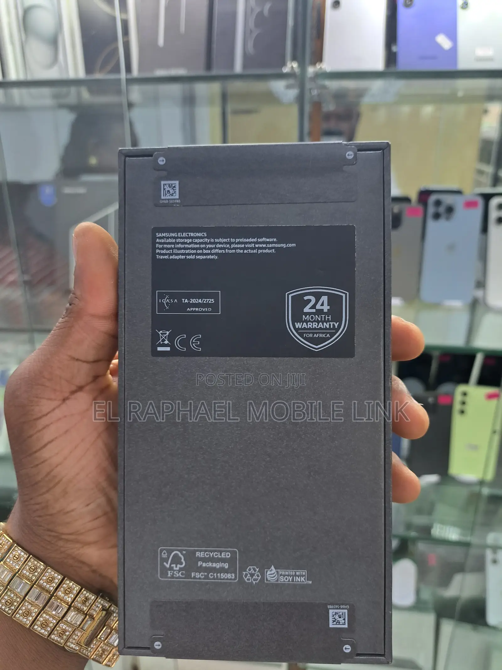 New Samsung Galaxy S25+ 256 GB Black