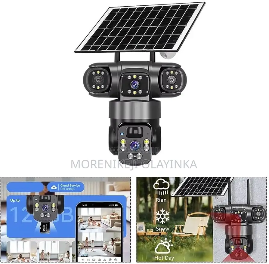 Solar Wi-Fi Powered Camera