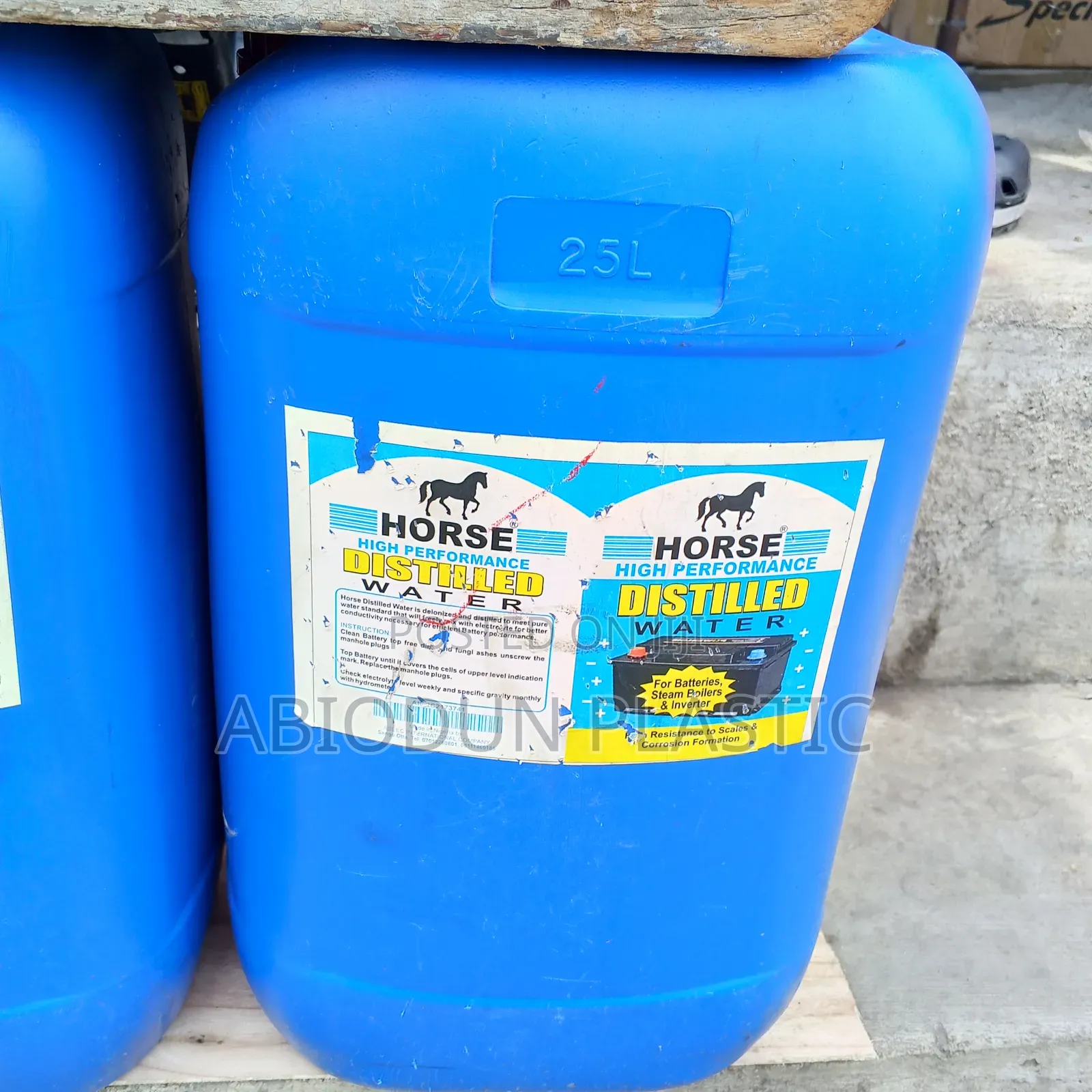 Horse Distilled Water 25litres