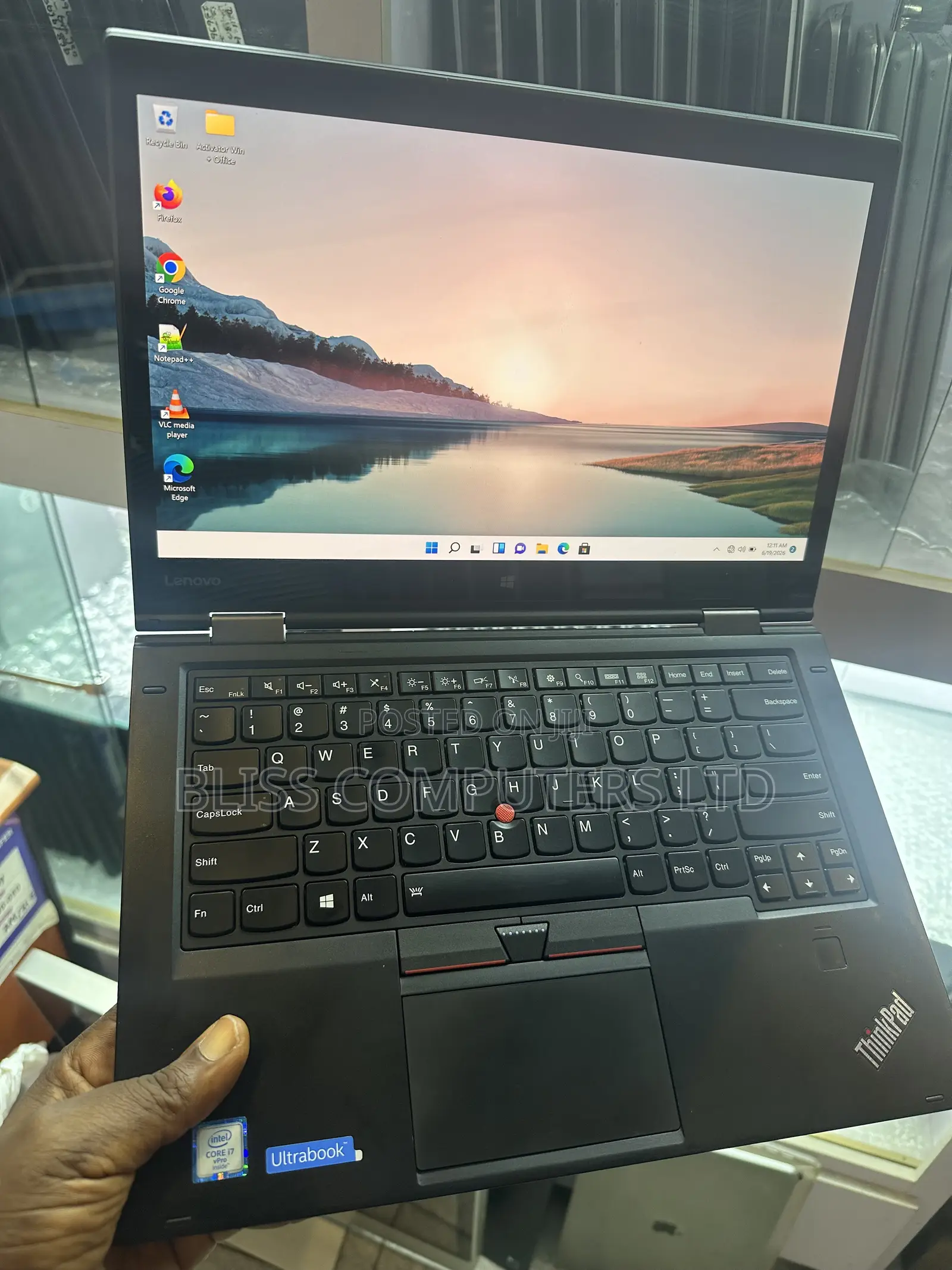 Laptop Lenovo ThinkPad X1 Yoga 16GB Intel Core i7 SSD 256GB