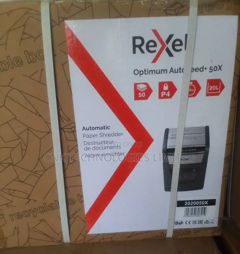 Rexel Optimum Autofeed+ 50x Automatic Cross Cut Paper Shredd