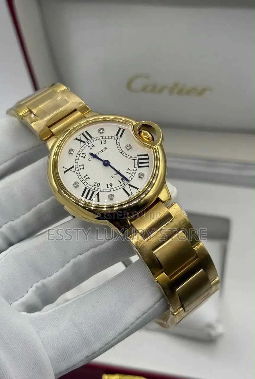 Cartier Quality Luxury Female Chain Wristwatch