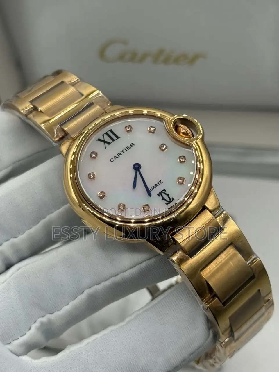 Cartier Quality Luxury Female Chain Wristwatch