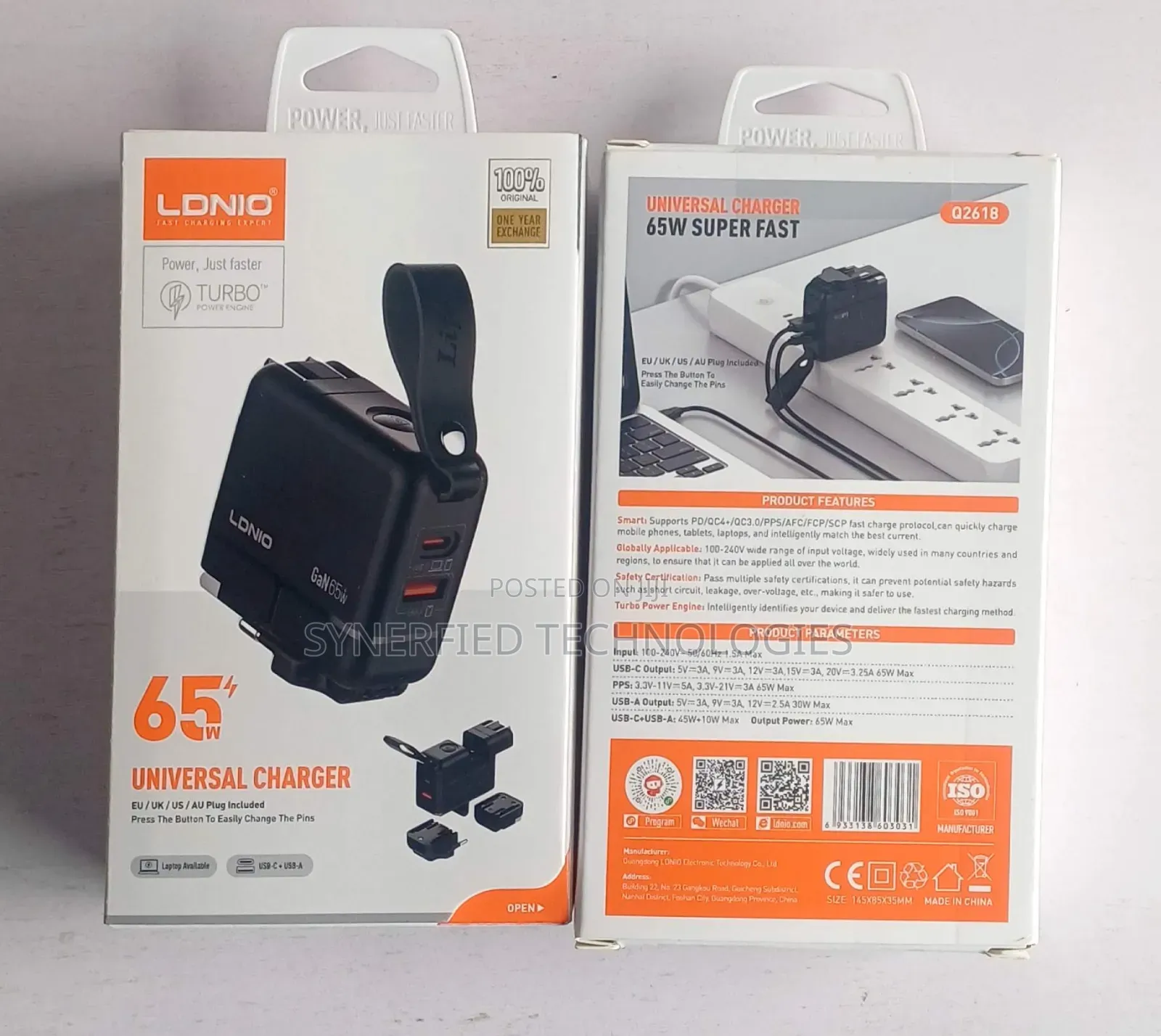 Ldnio 65w Fast Charger Charges Laptop, Phone Tablet at Once