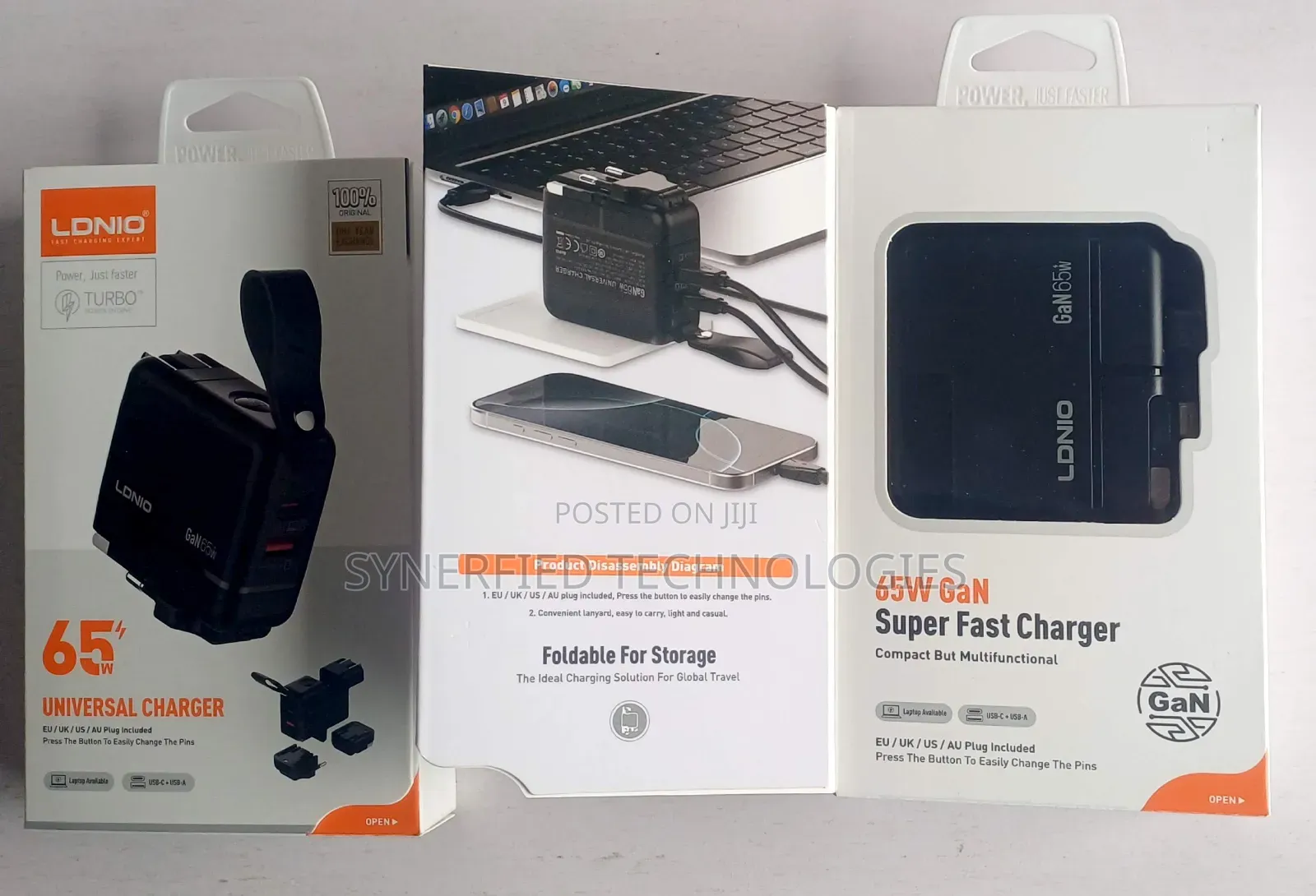 Ldnio 65w Fast Charger Charges Laptop, Phone Tablet at Once