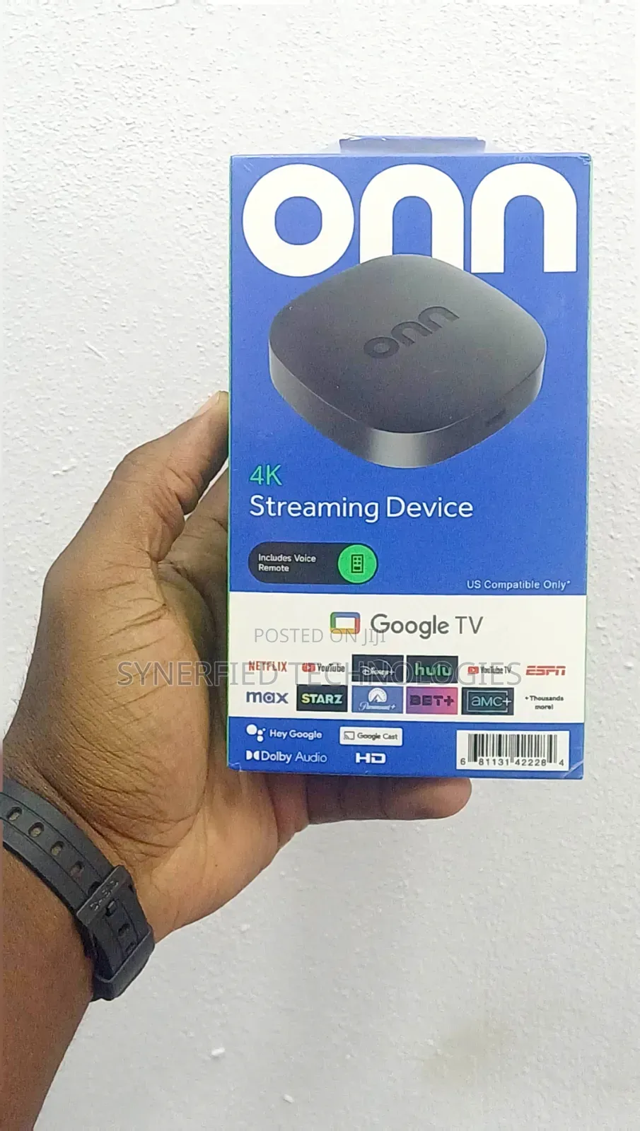 Onn Google Tv Box 8gb Ram, 128gb, Netflix Youtube Ready