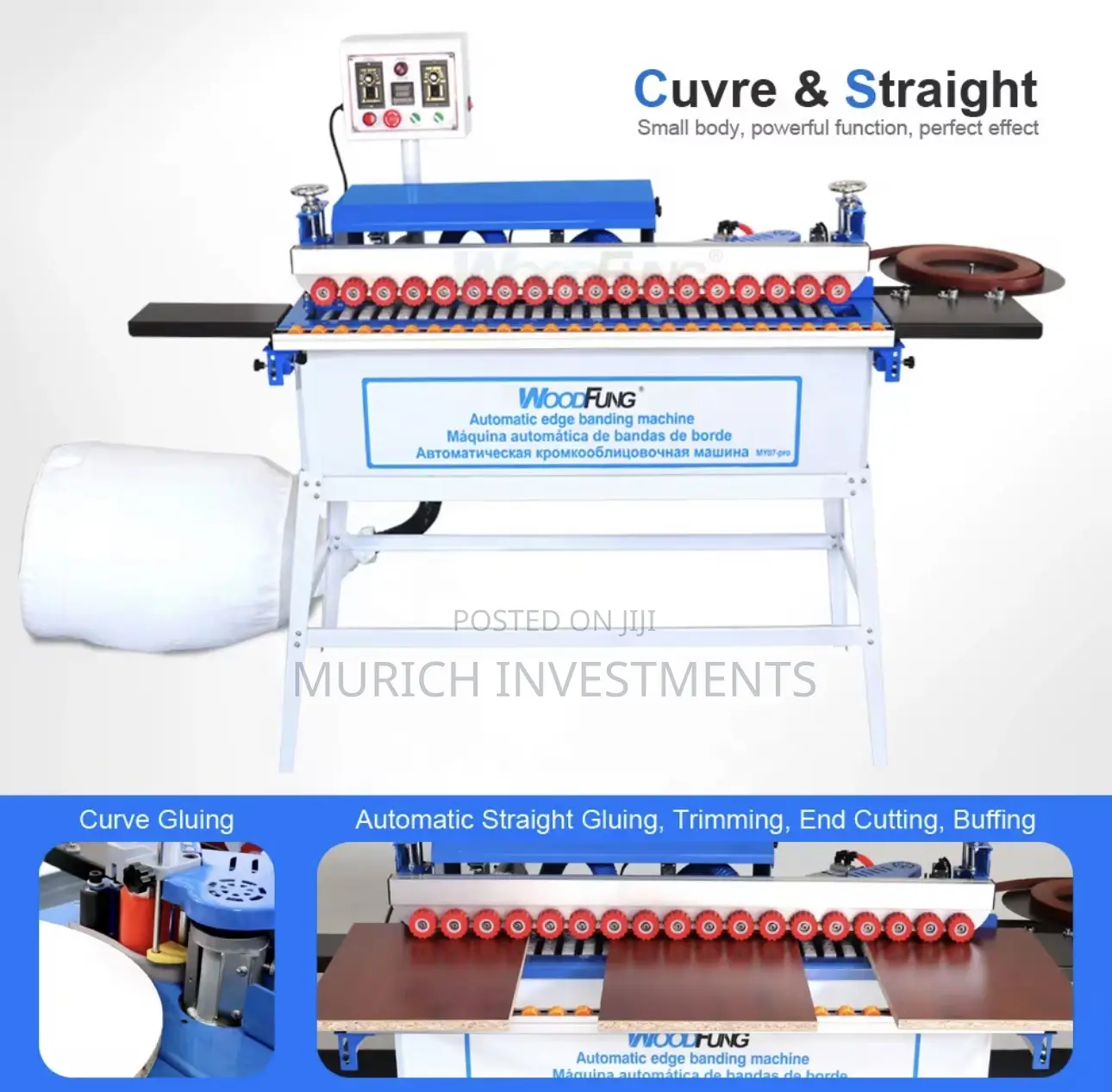 Automatic Edge Bander Banding Machine for Straight,Curve Round Board