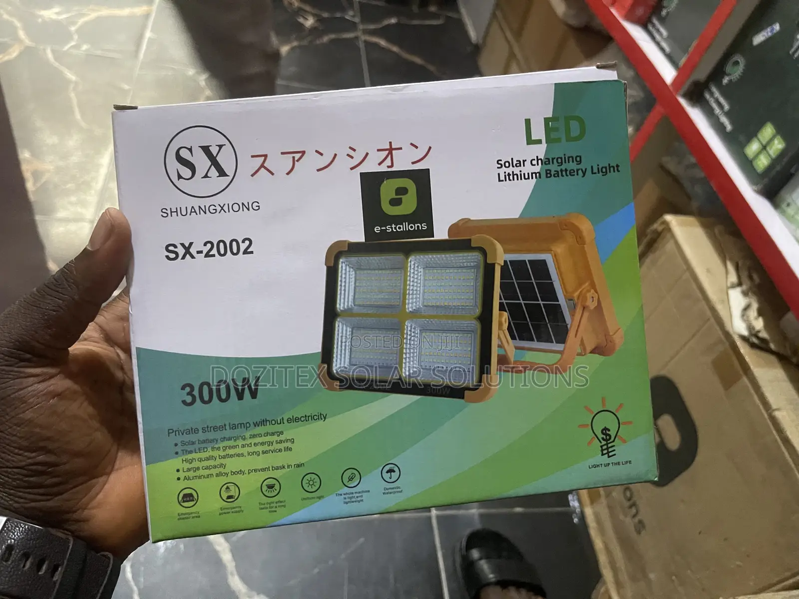 300w Solar Emergency Floodlights
