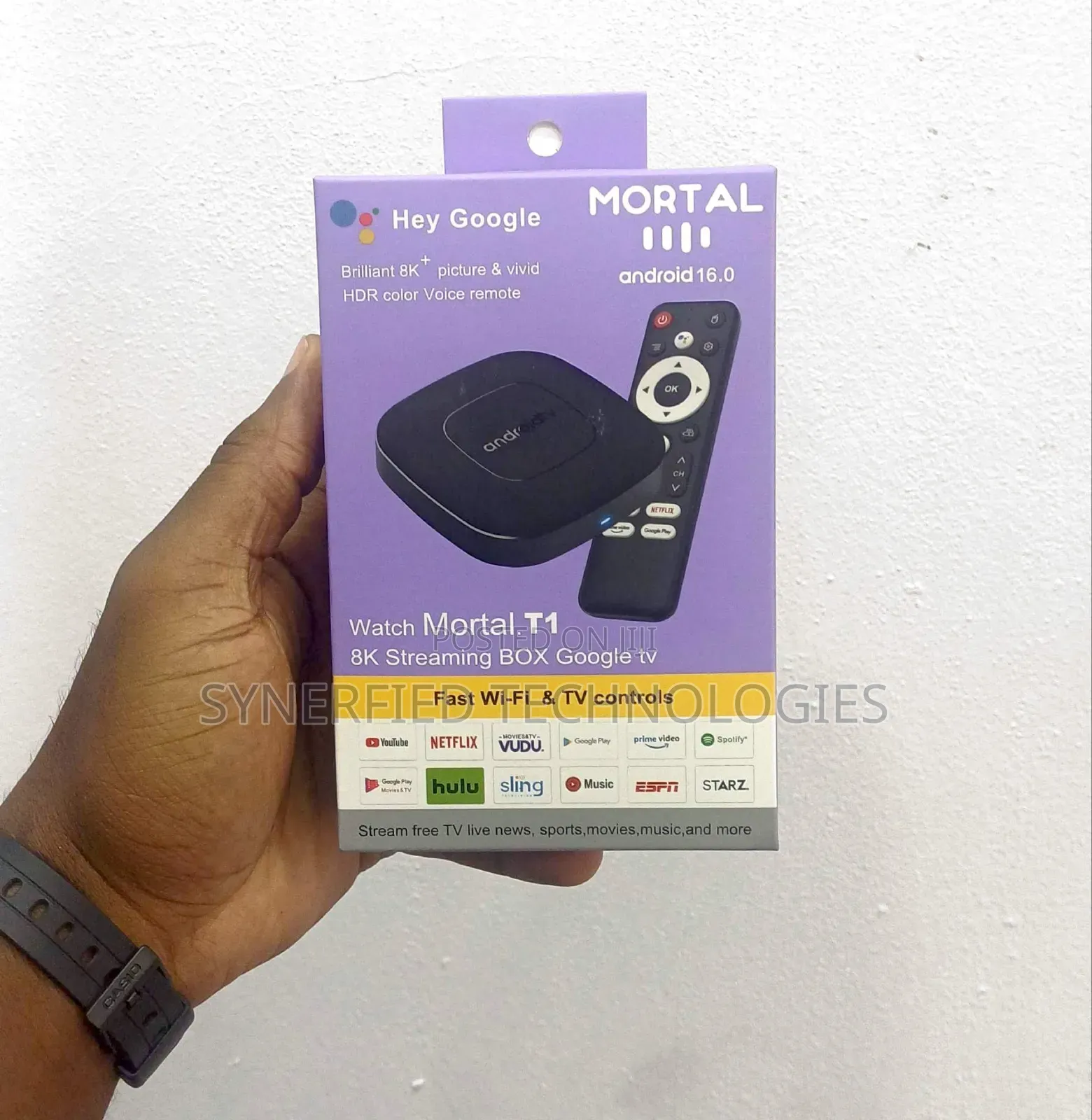 Mortal T1 Android Google Tv Streaming Tv Box