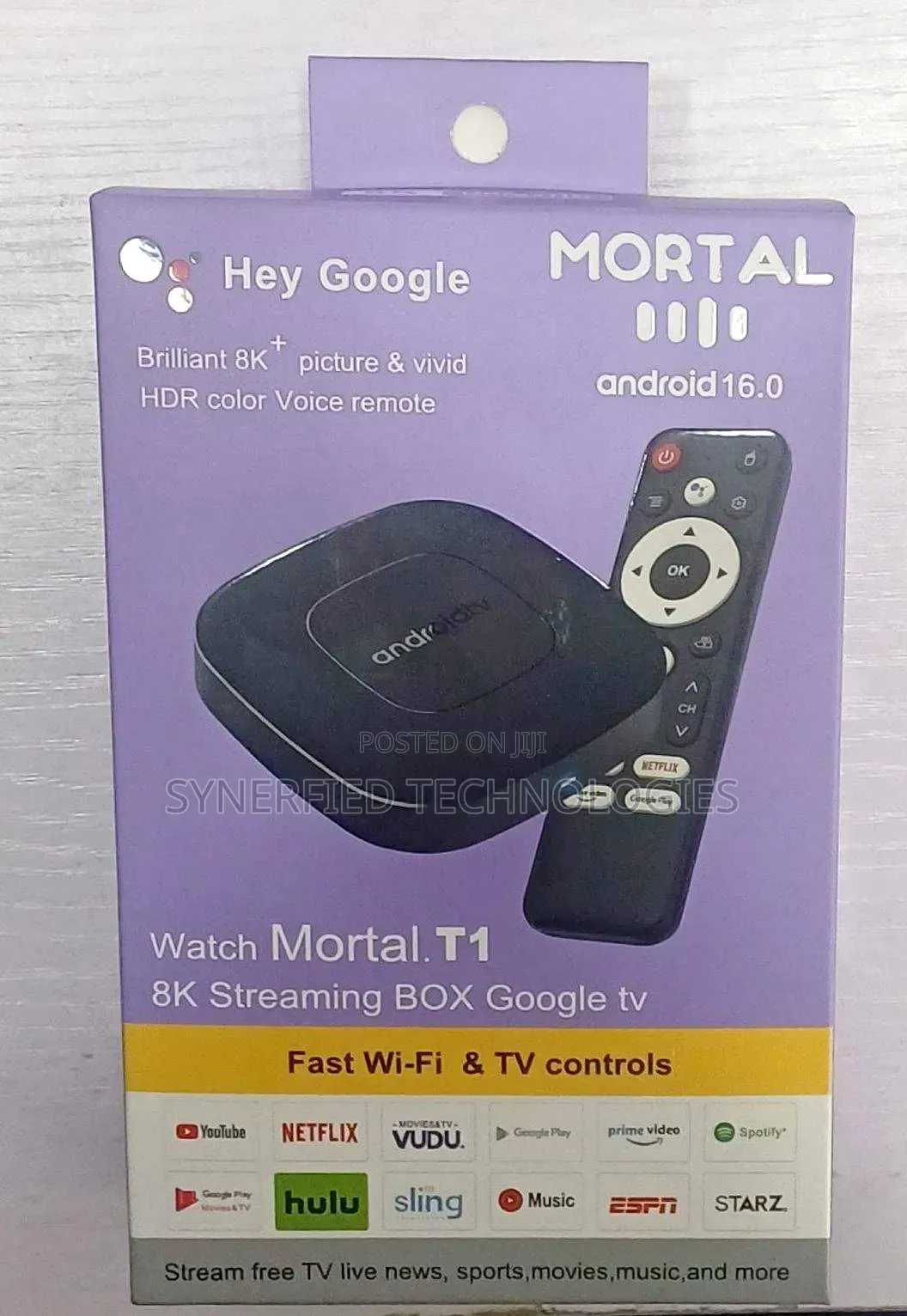 Mortal T1 Android Google Tv Streaming Tv Box