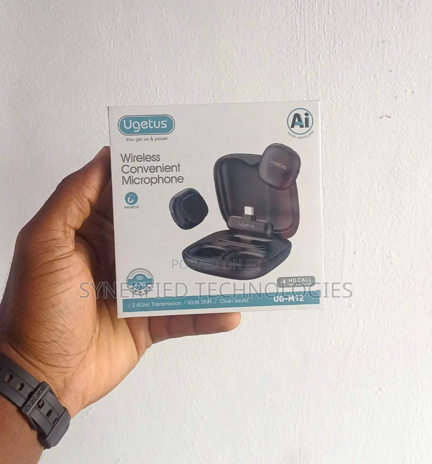 Lavalier Wireless Microphone Ai Noise Reduction and Cancellation