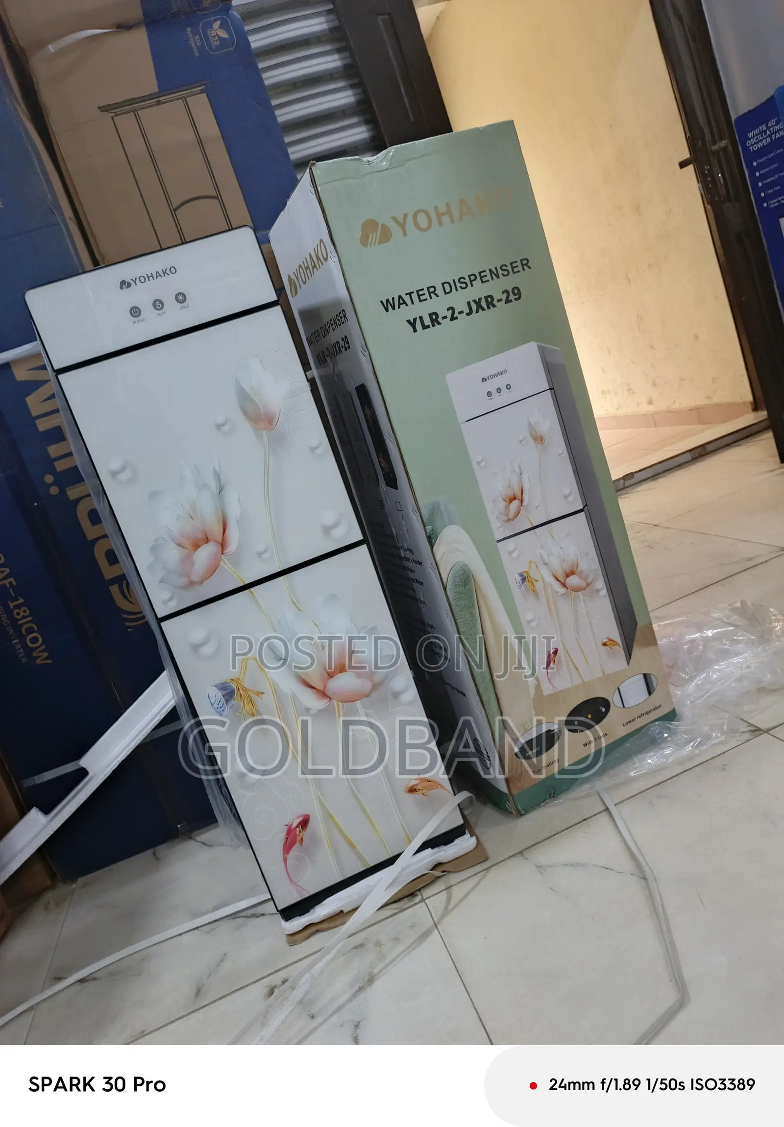 Yohako Hot, Cold Neutral Water Dispenser With Cabinet