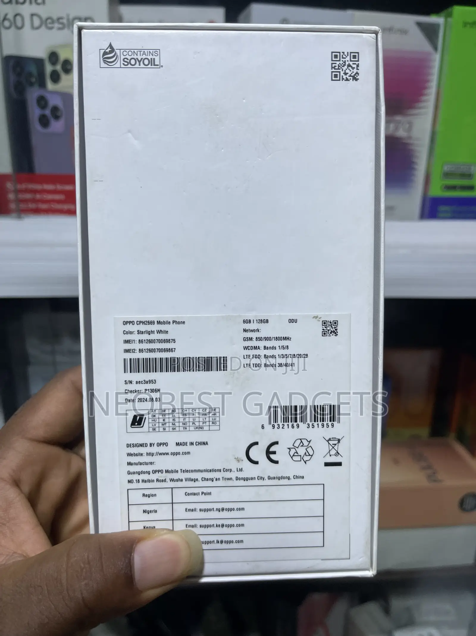 Oppo A3 128 GB White