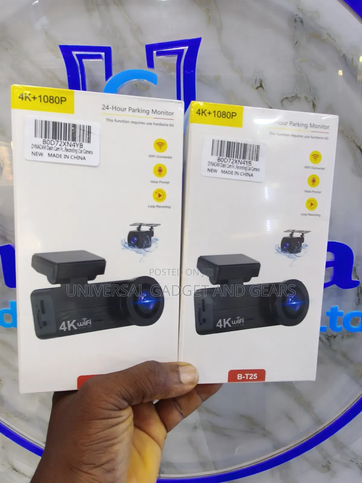 Dynacam Dash Cam Front and Rear +1080p