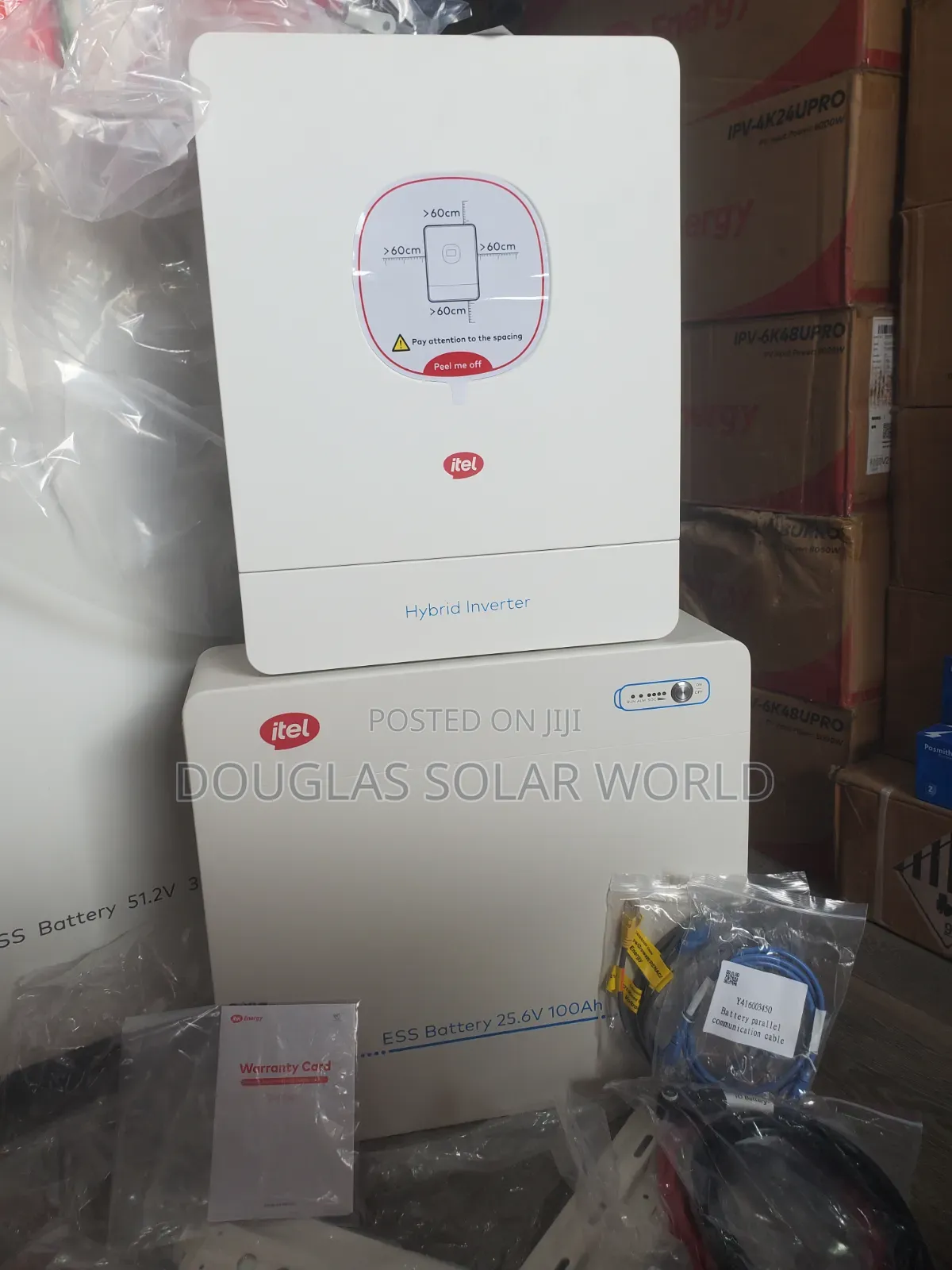 Itel 4kva Hybrid Inverter/2.56kwh Lithium Battery Solar Energy System