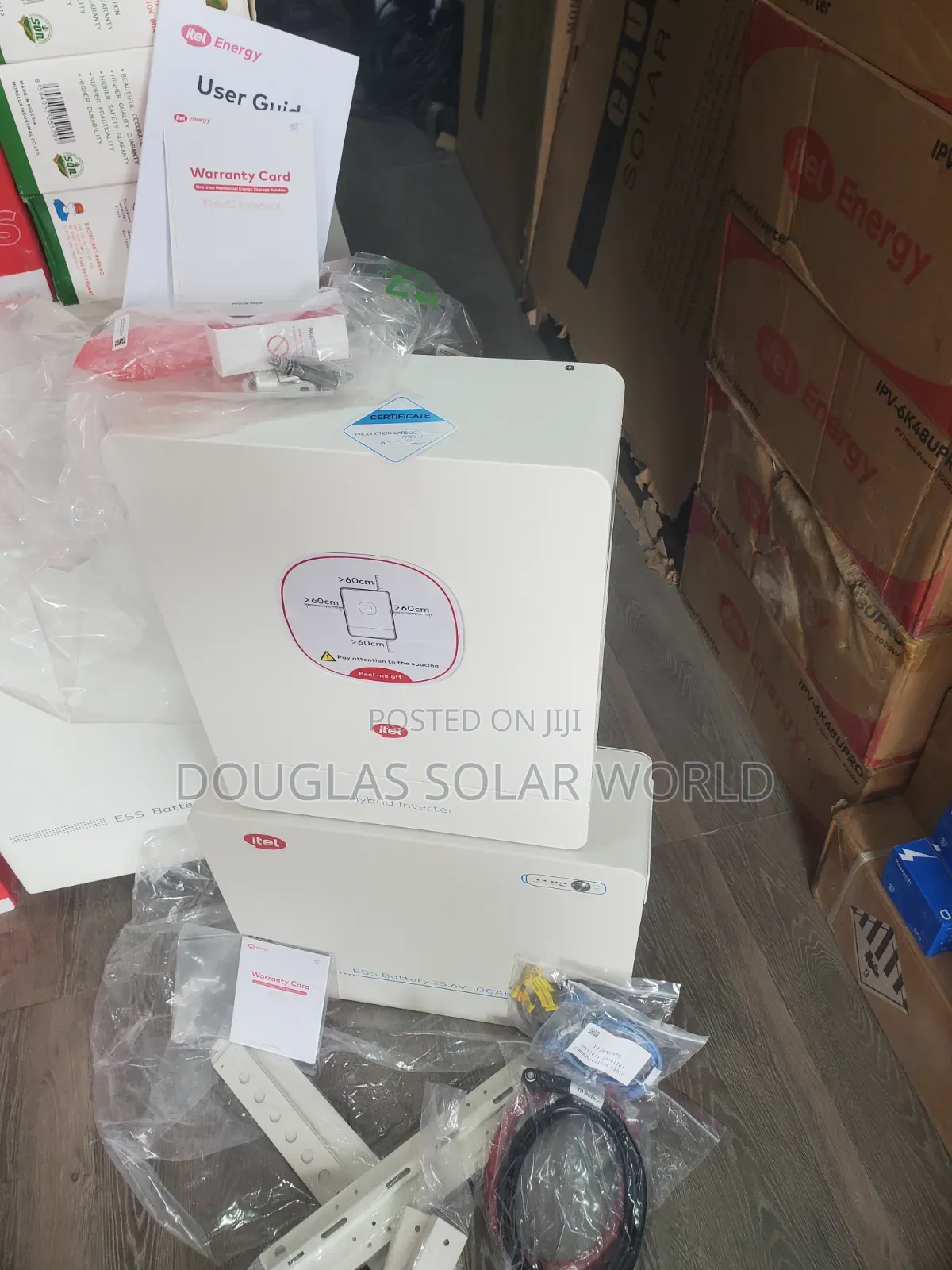 Itel 4kva Hybrid Inverter/2.56kwh Lithium Battery Solar Energy System